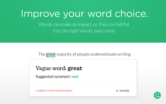 Improve your word choice